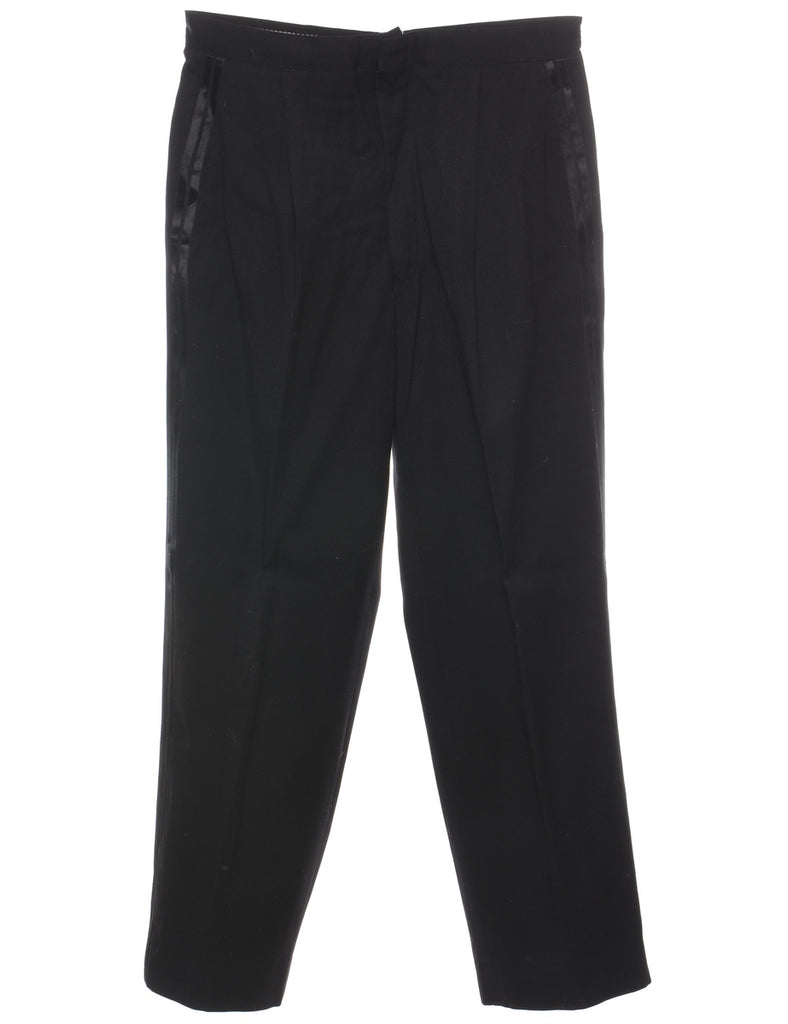Black Tapered Trousers - W33 L30