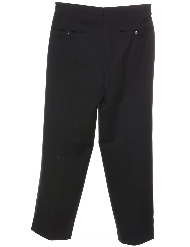 Black Tapered Trousers - W33 L30