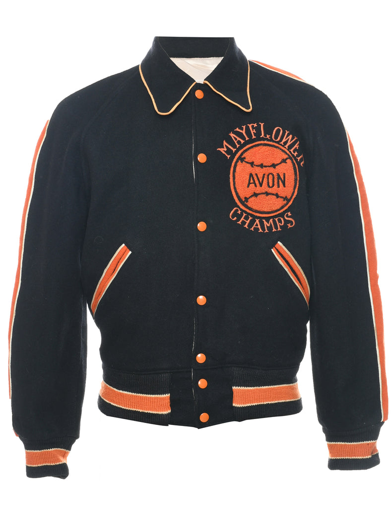 Black Team Jacket - M
