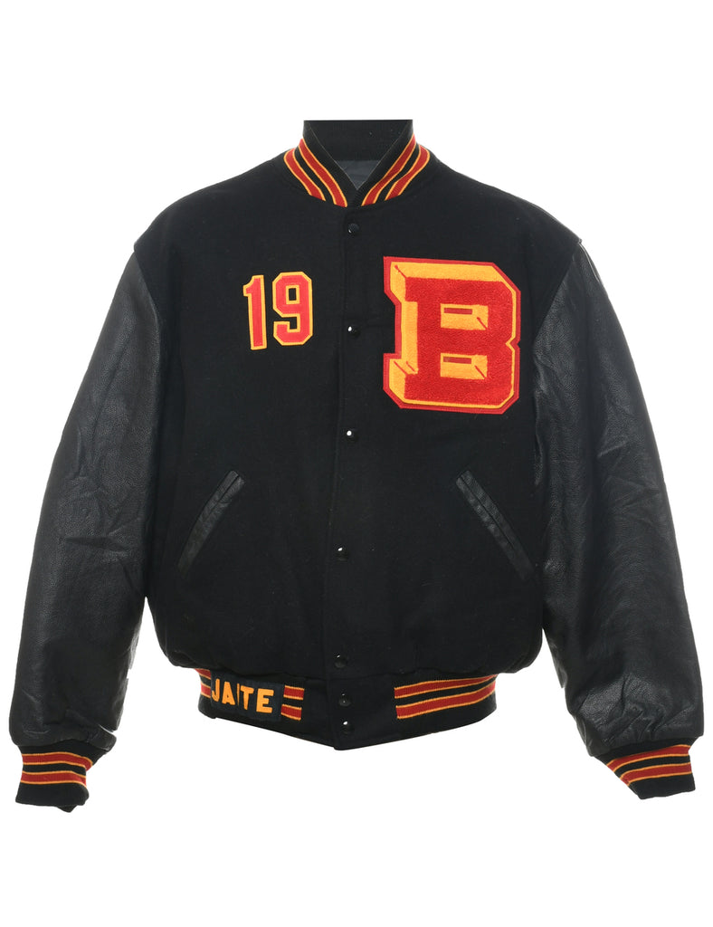 Black Team Jacket - L