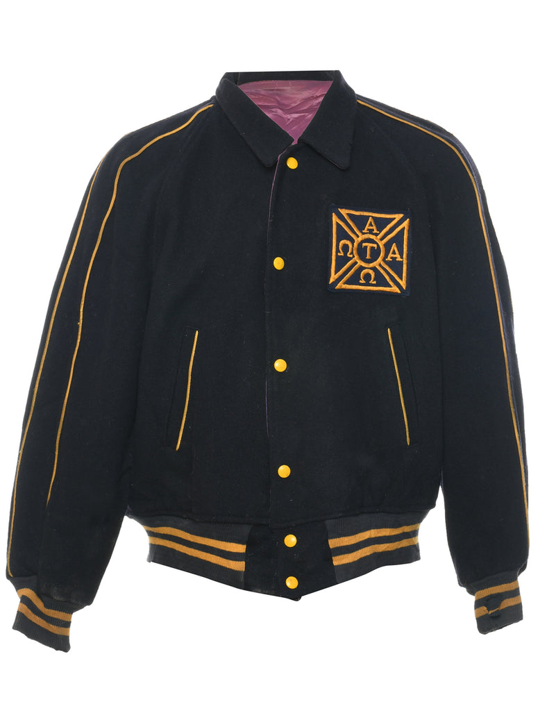 Black Team Jacket - M