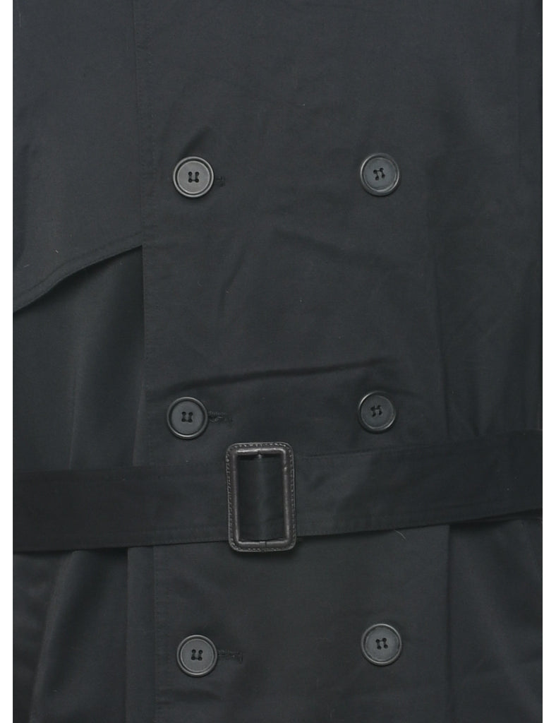 Black Trench Coat - XL