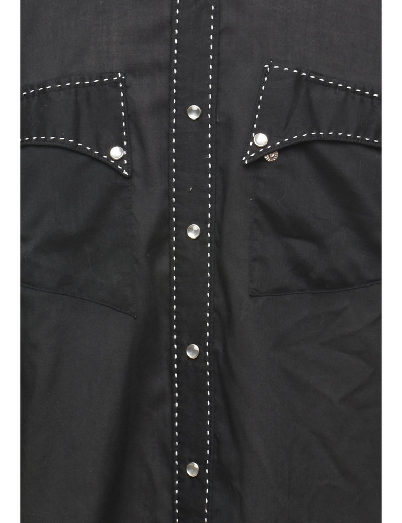 Black Western Shirt - L