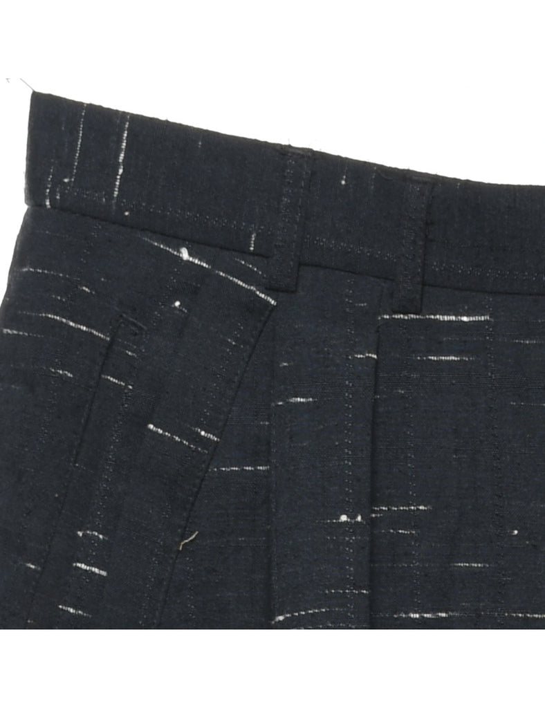 Black & White Patterned Trousers - W30 L33