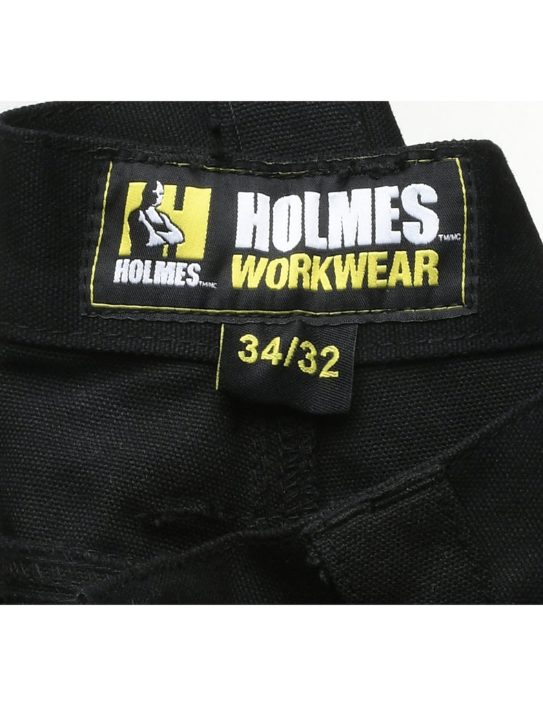 Black Workwear Trousers - W34 L32