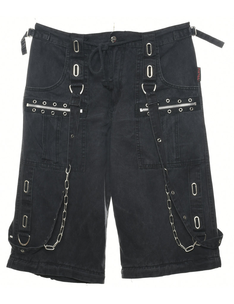 Black Y2K TRIPP NYC Shorts - W32 L15