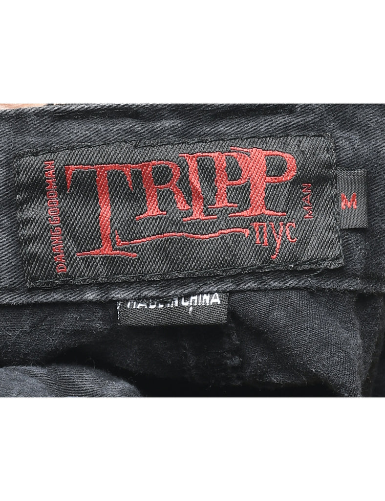 Black Y2K TRIPP NYC Shorts - W32 L15