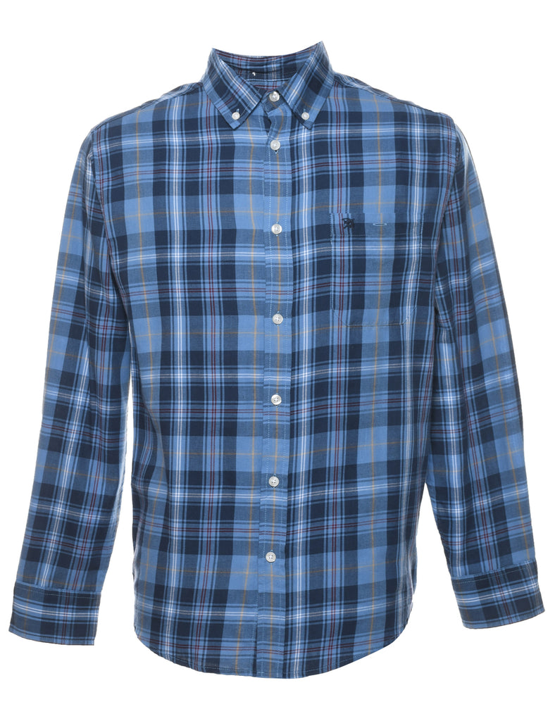 Blue Checked Shirt - S