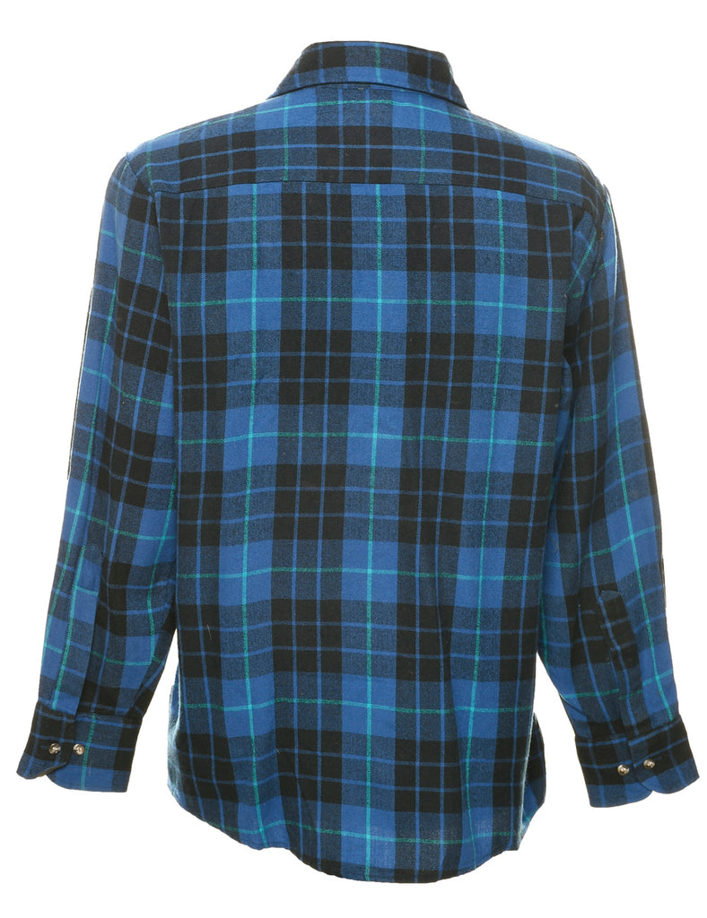 Blue Checked Shirt - M