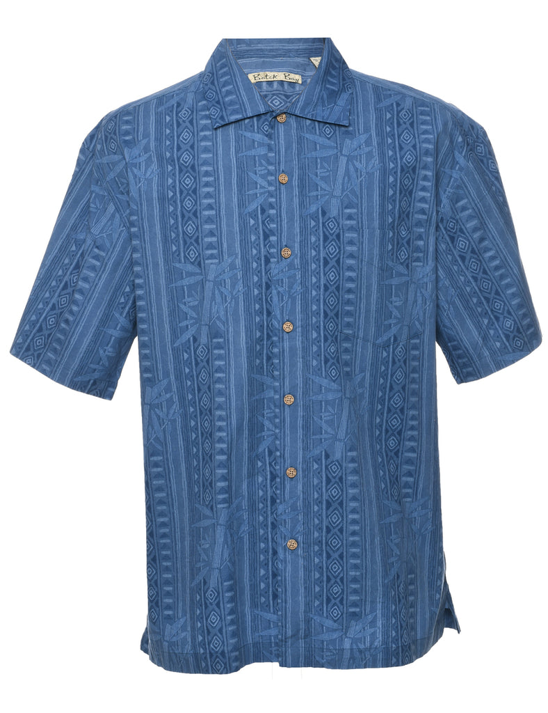 Blue Hawaiian Shirt - L