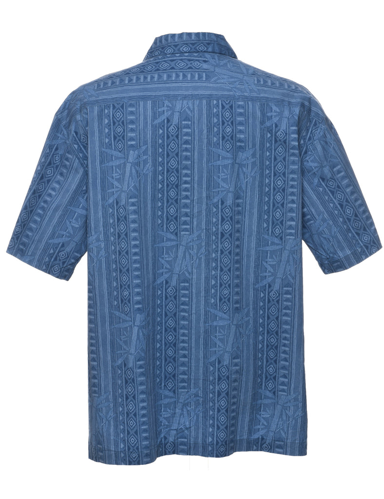 Blue Hawaiian Shirt - L