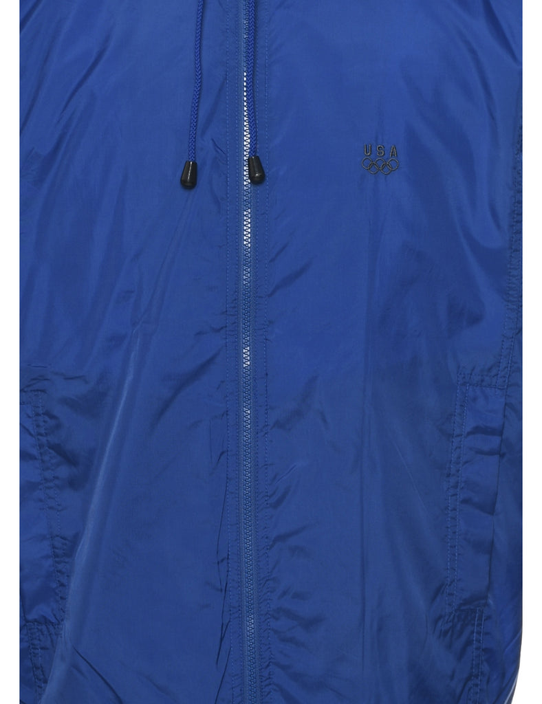 Blue Nylon Jacket - M