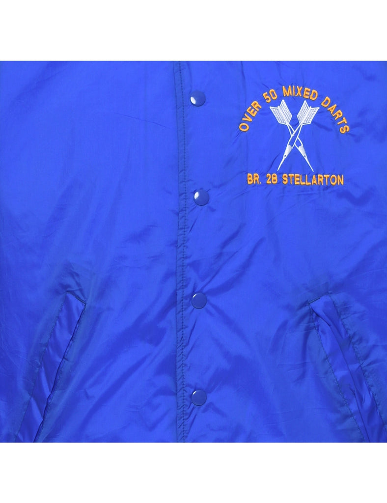 Blue Nylon Jacket - M