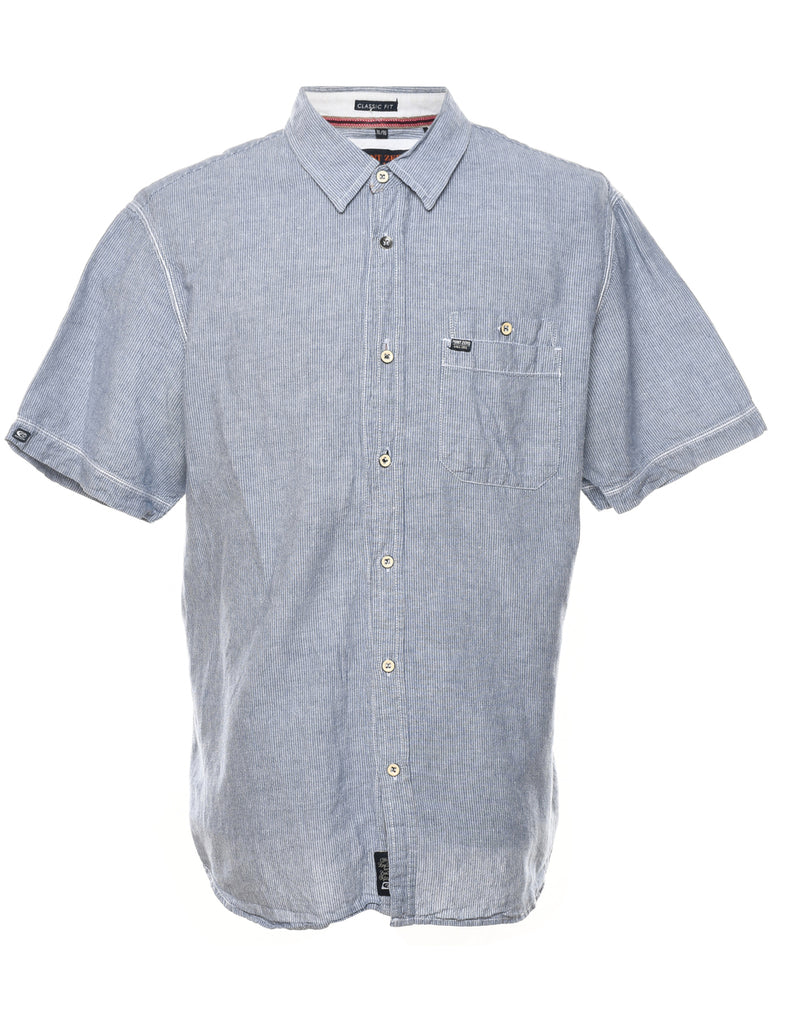 Blue Striped Shirt - XL