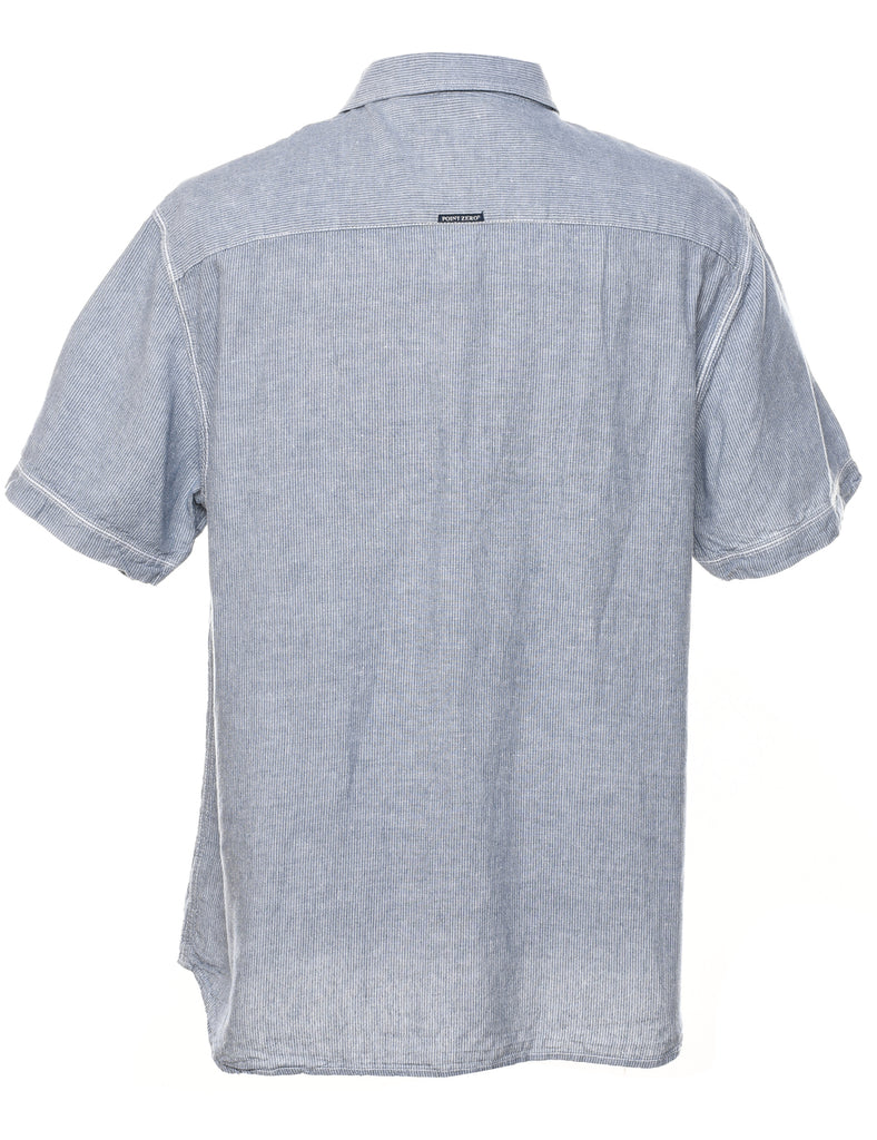 Blue Striped Shirt - XL