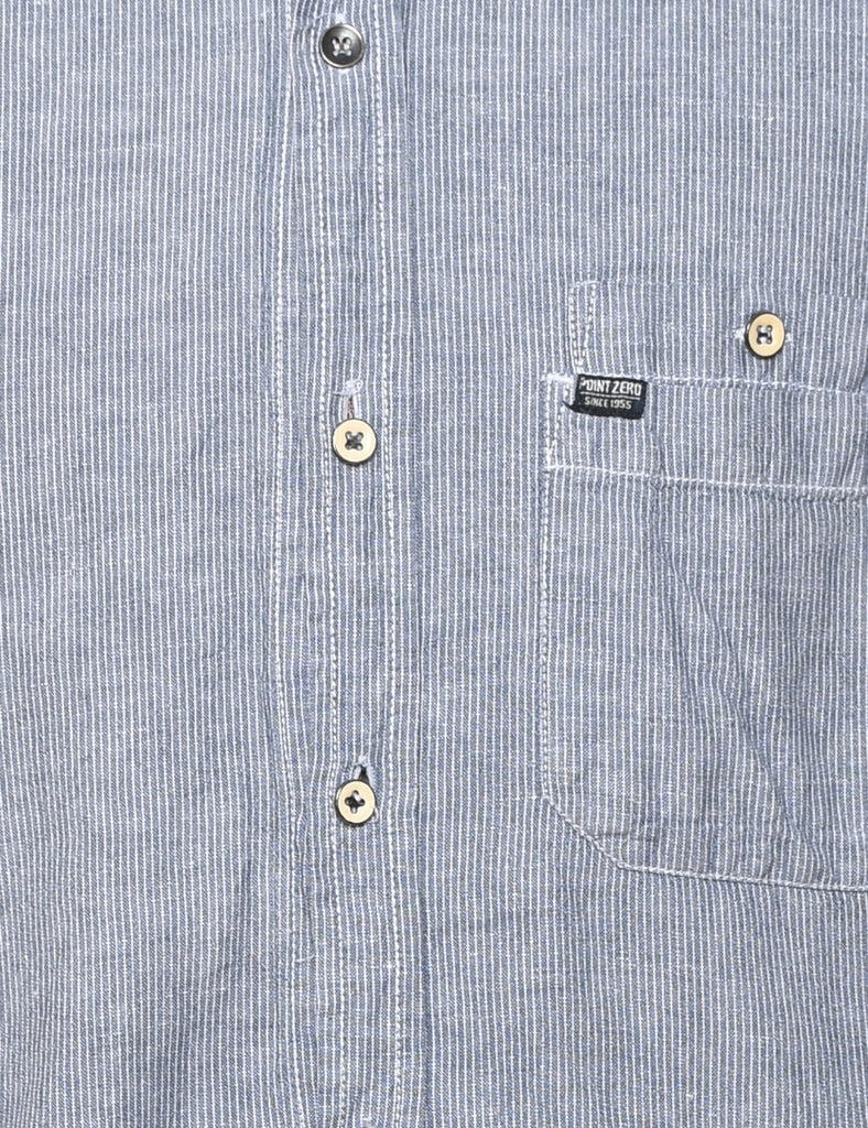 Blue Striped Shirt - XL