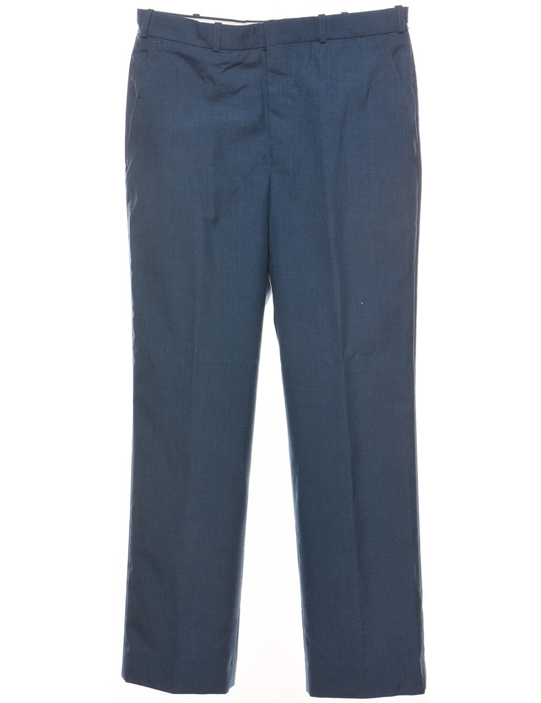 Blue Tapered Trousers - W33 L31