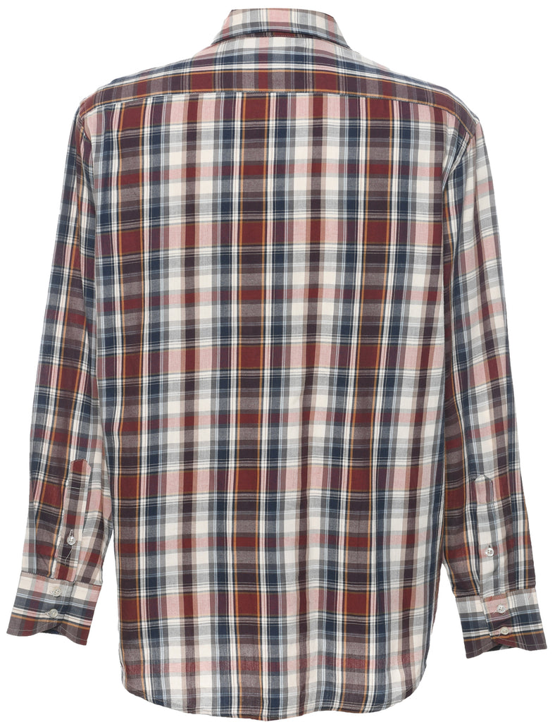 Bogari Long Sleeved Checked Shirt - M