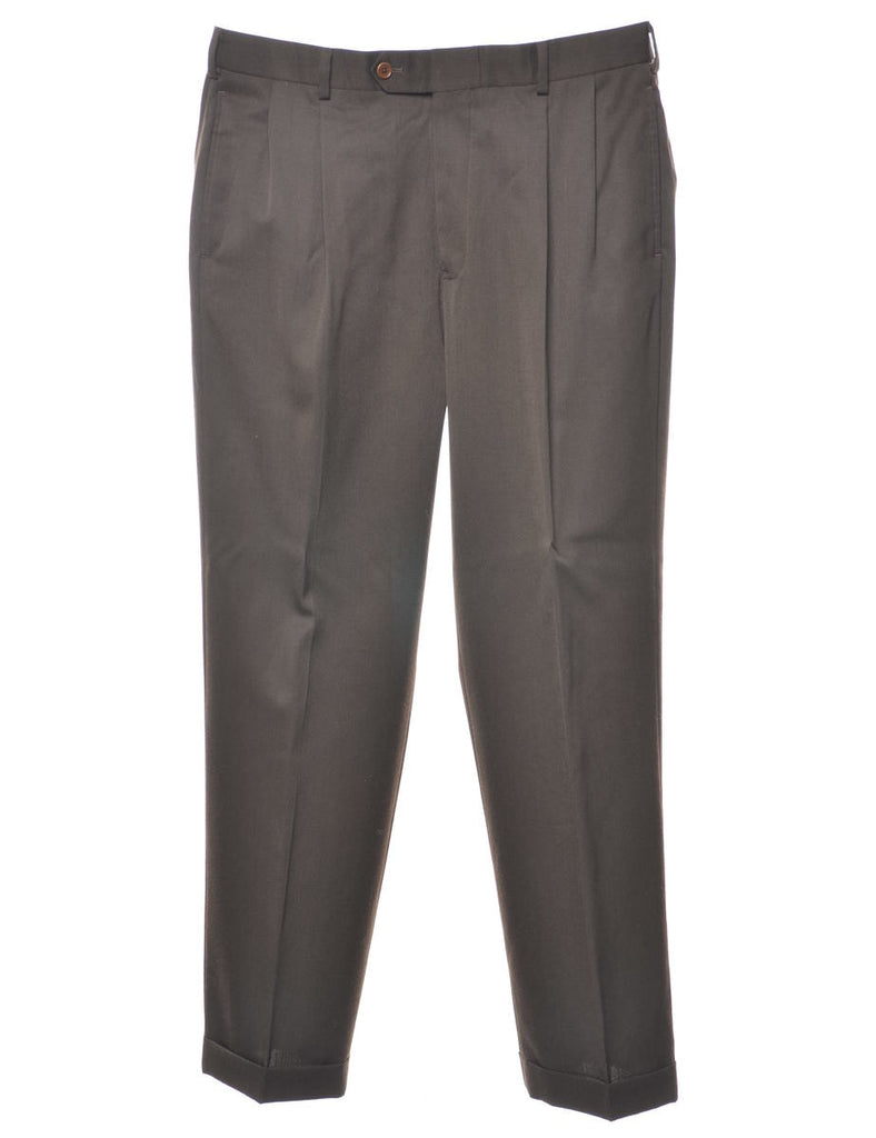 Brooks Brothers Dark Grey Classic Trousers - W36 L32