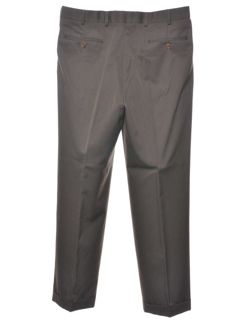 Brooks Brothers Dark Grey Classic Trousers - W36 L32