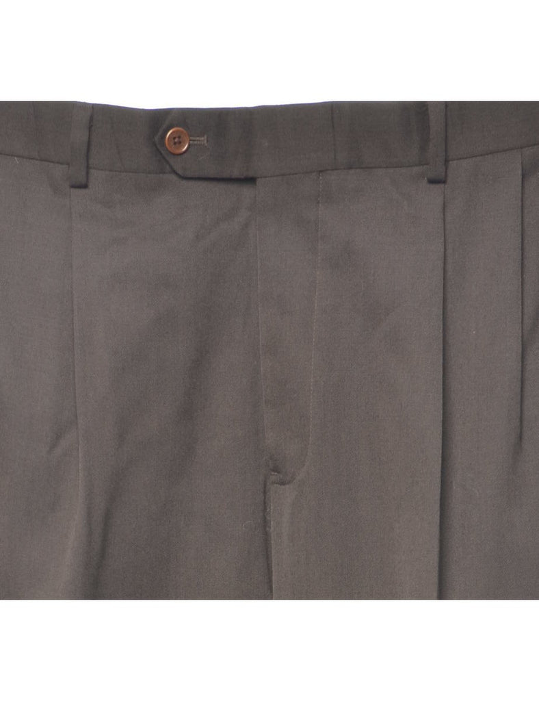 Brooks Brothers Dark Grey Classic Trousers - W36 L32