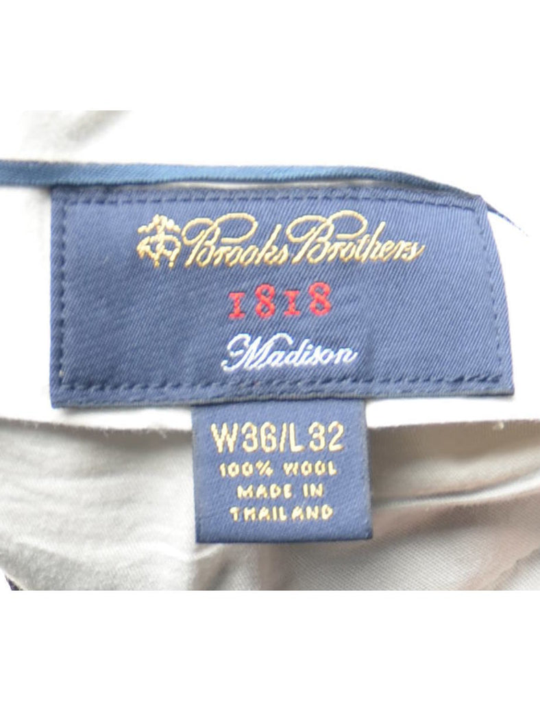 Brooks Brothers Dark Grey Classic Trousers - W36 L32