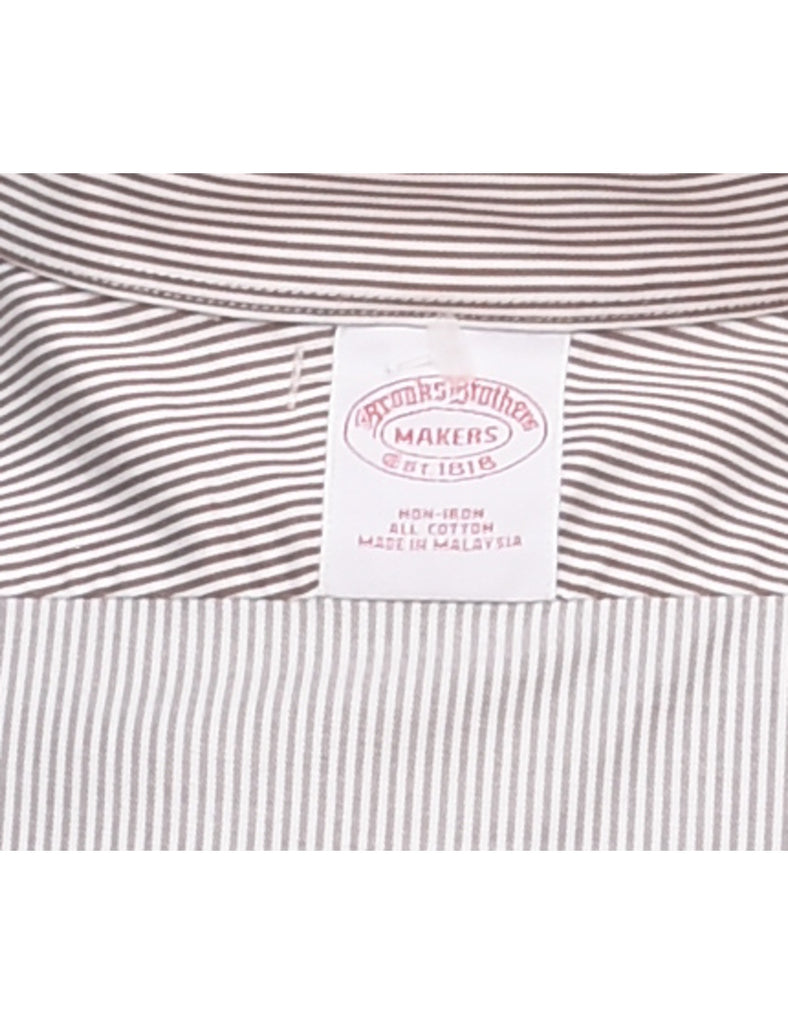 Brooks Brothers Pinstriped Shirt - XL