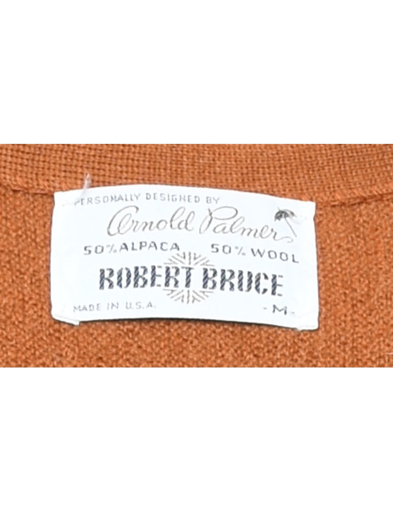 Brown Cardigan - M