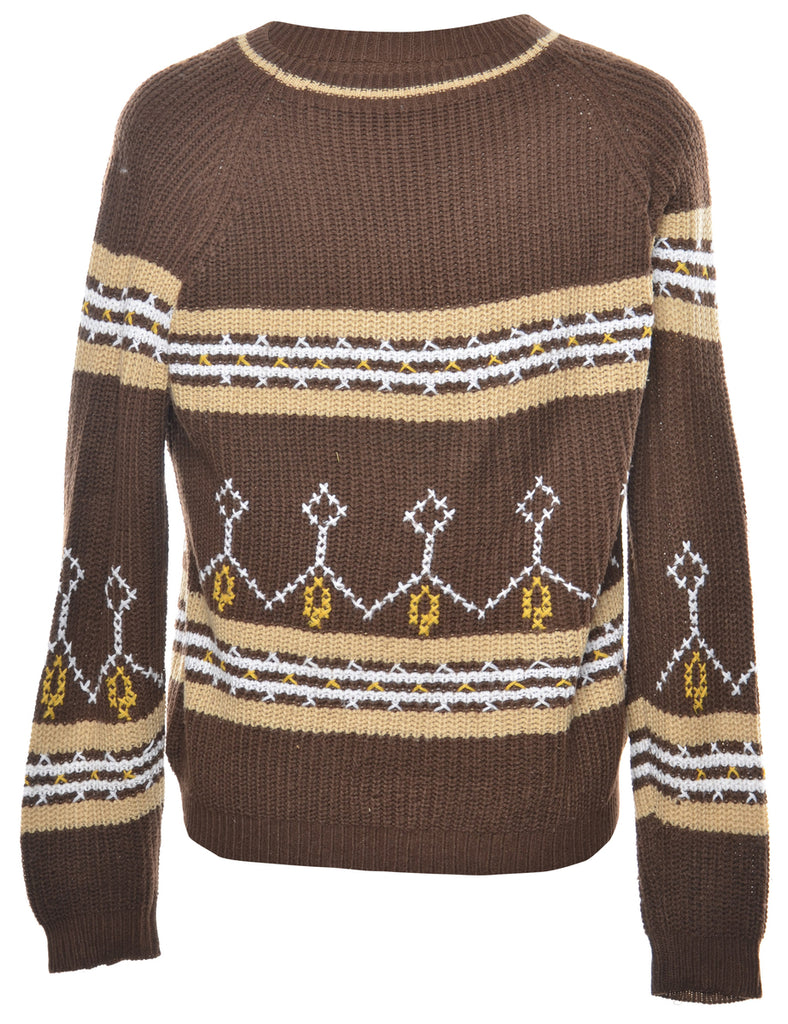 Brown Jumper - M