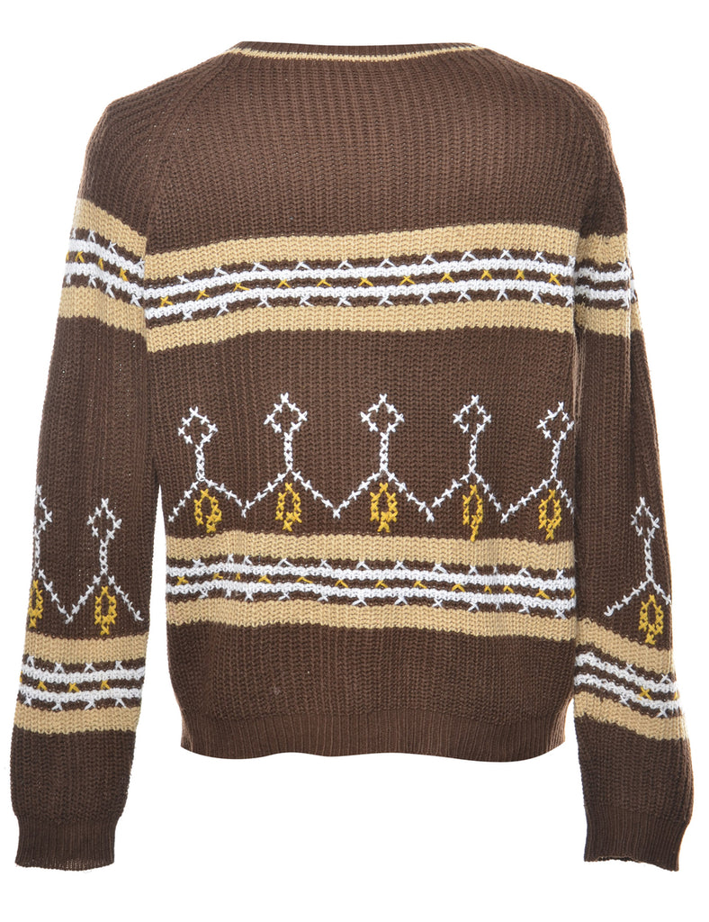 Brown Jumper - M