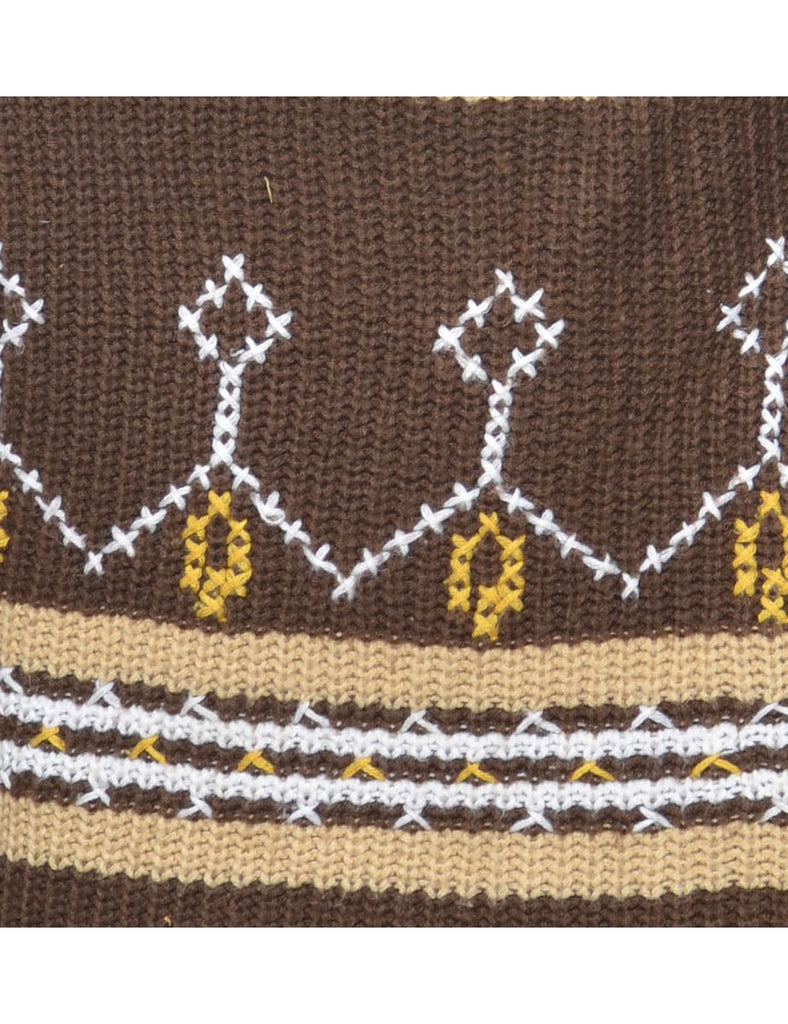 Brown Jumper - M