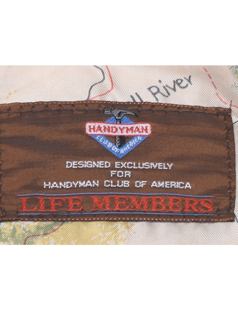 Brown Leather Jacket - XL