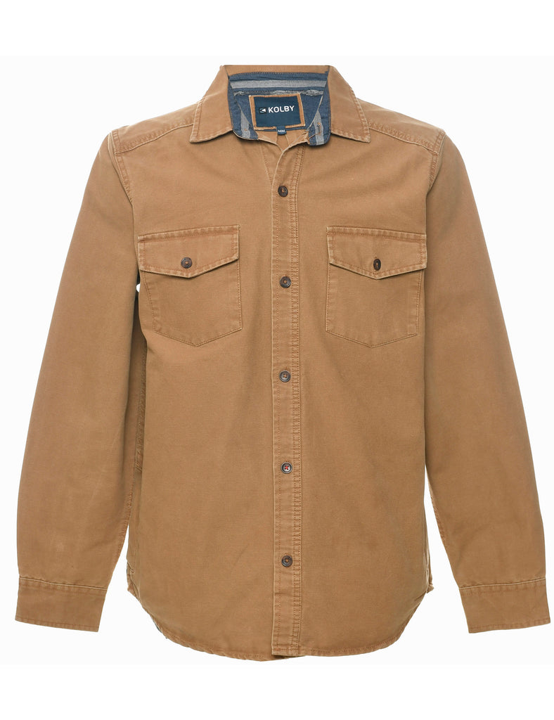 Brown Workwear Shirt - M