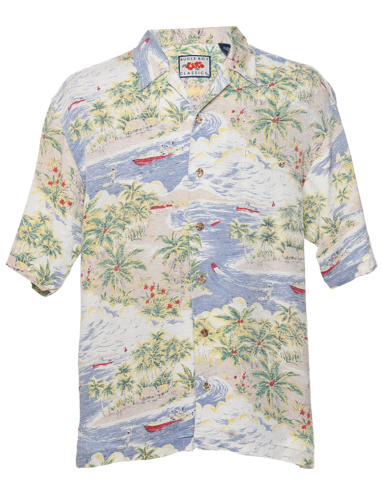 Bugle Boy Hawaiian Shirt - L