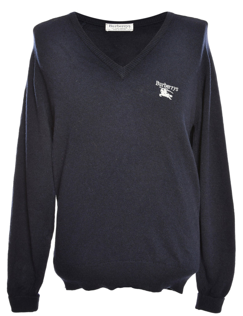 Burberry Navy Jumper - L