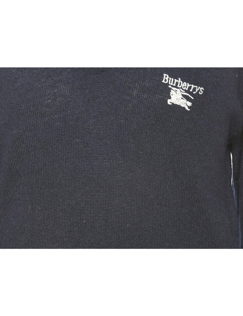 Burberry Navy Jumper - L