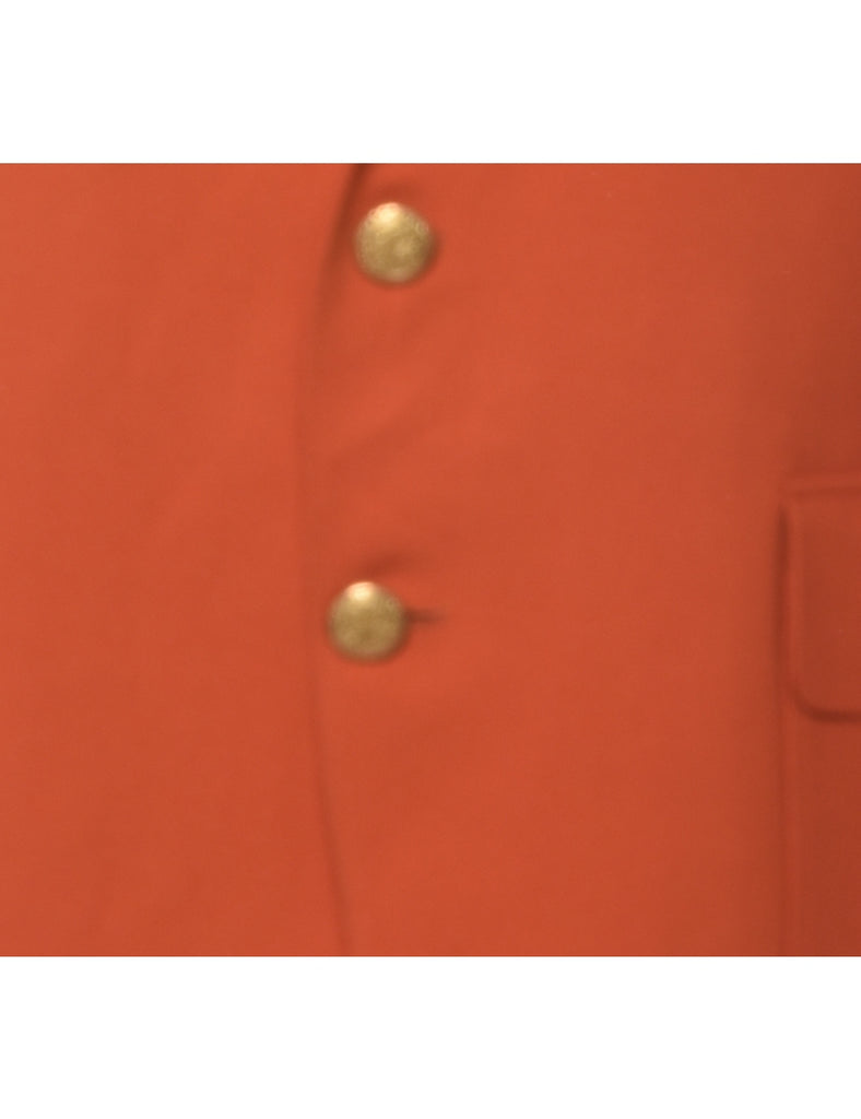 Burnt Orange Blazer - L