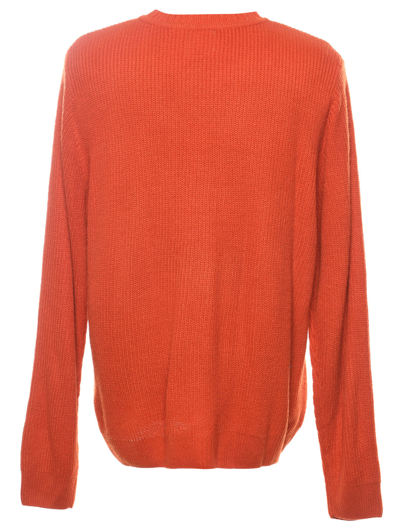 Burnt Orange Jumper - L
