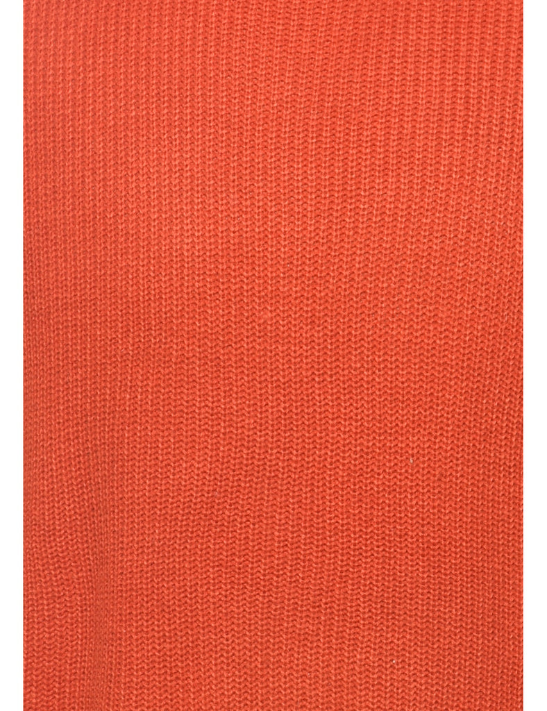 Burnt Orange Jumper - L