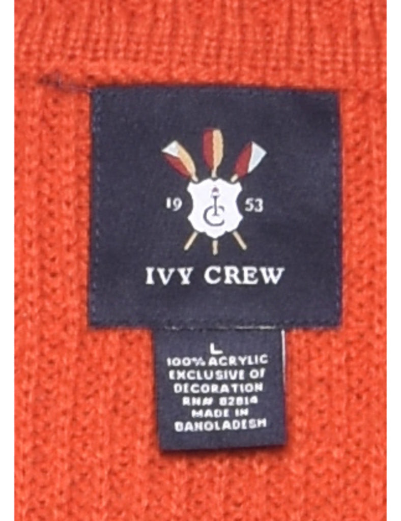 Burnt Orange Jumper - L