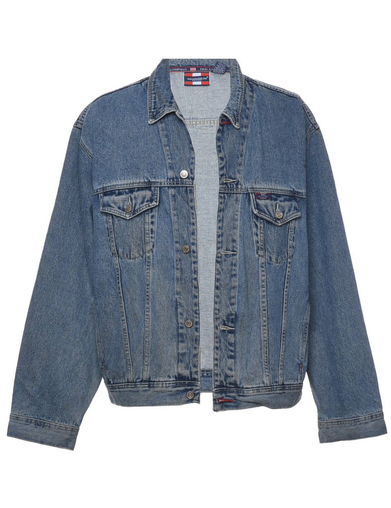 Button Front Denim Jacket - XL
