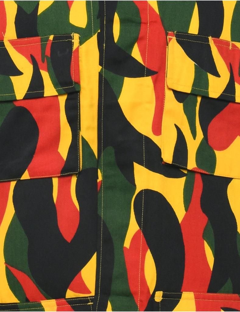 Button Front Jacket - L