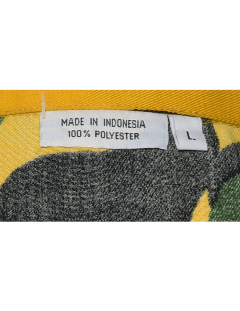 Button Front Jacket - L