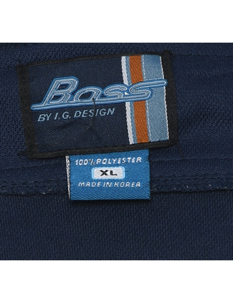 Button Front Jefe Printed T-shirt - XL