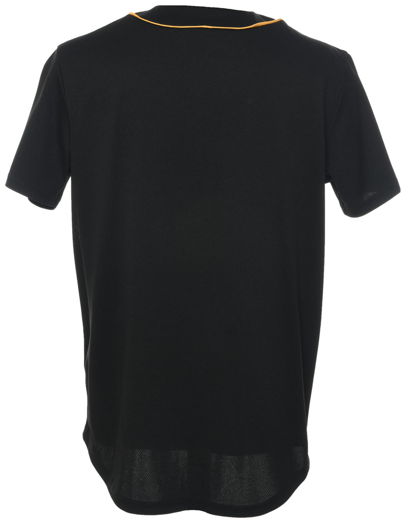 Button Front Kill Crew Printed T-shirt - XL