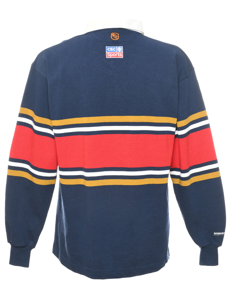 Button Front Rugby Shirt - L