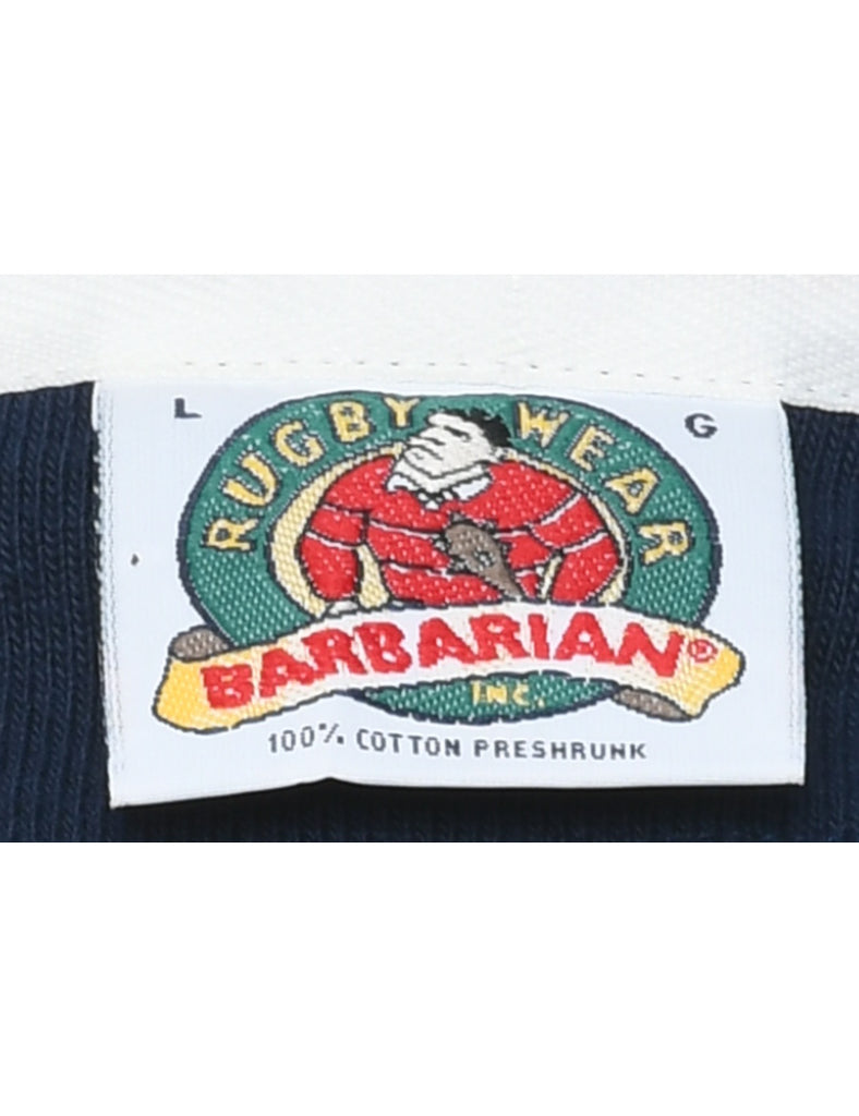 Button Front Rugby Shirt - L