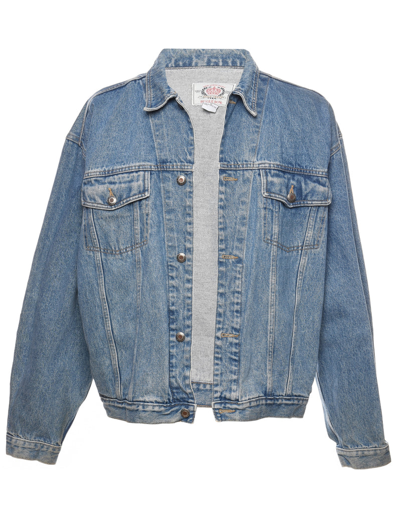Button Front Stone Wash Bugle Boy Denim Jacket - XL