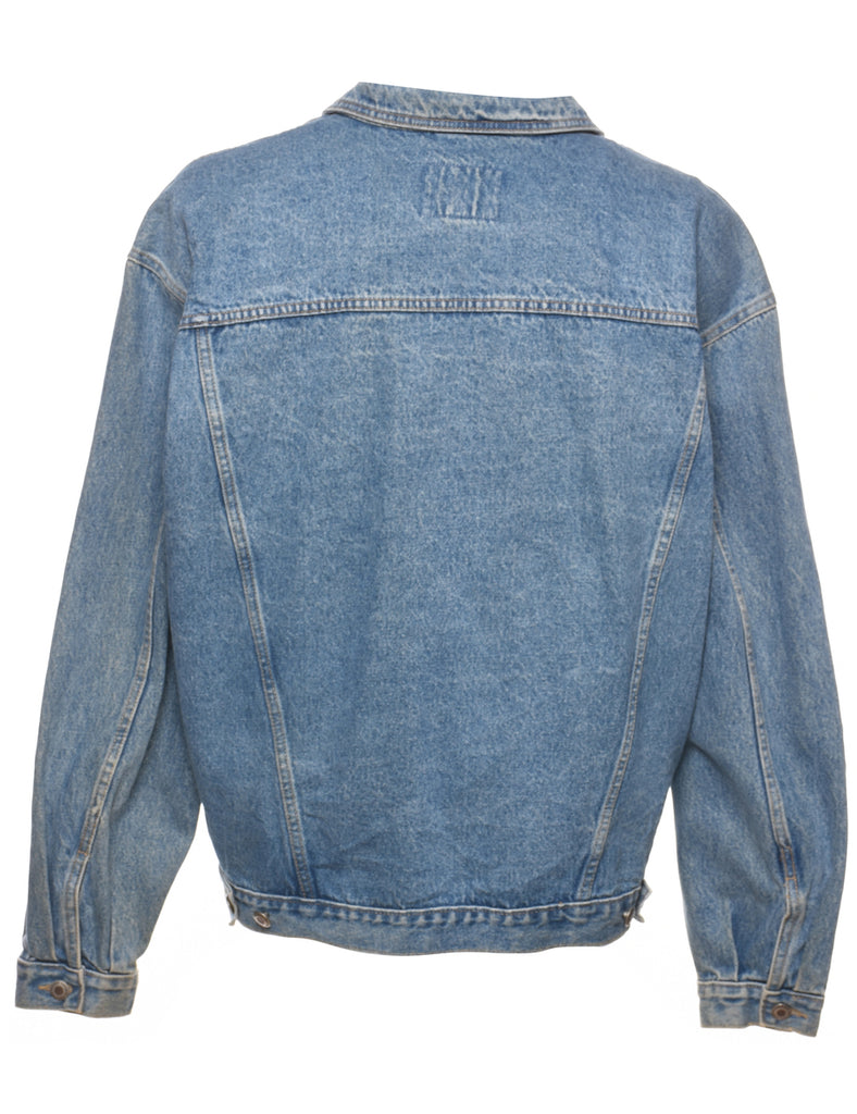 Button Front Stone Wash Bugle Boy Denim Jacket - XL