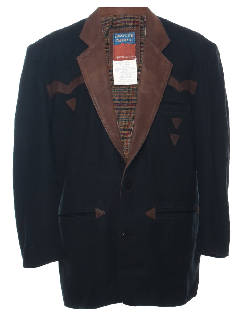 Button Front Westerm Blazer - XL